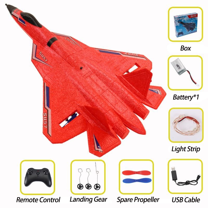 RC Foam Aircraft SU-35 Plane 2.4G Radio Control Glider Remote Control Fighter Plane Glider Airplane Foam Boys Toys for Children