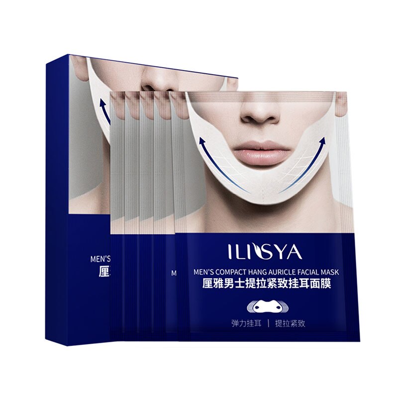 Men‘s V-Line Face Mask Firming V-Shape Facial Mask Lift Tightening the Skin Moisturizing Treatmen