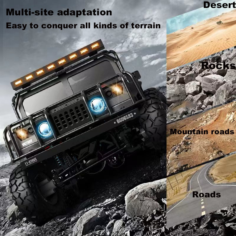 Cool Rc Car Simulation Hummer Car Model 1:12 Full Scale 2.4g 4wd Climbing Off-road High-speed Car Gift Collectibles