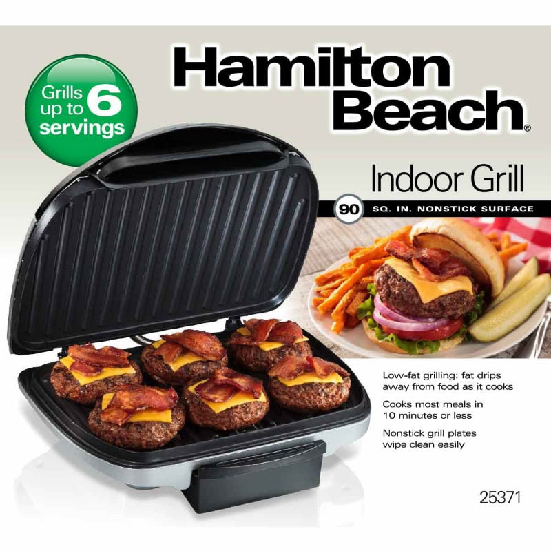 Hamilton Beach Nonstick Indoor Grill | Model# 25371