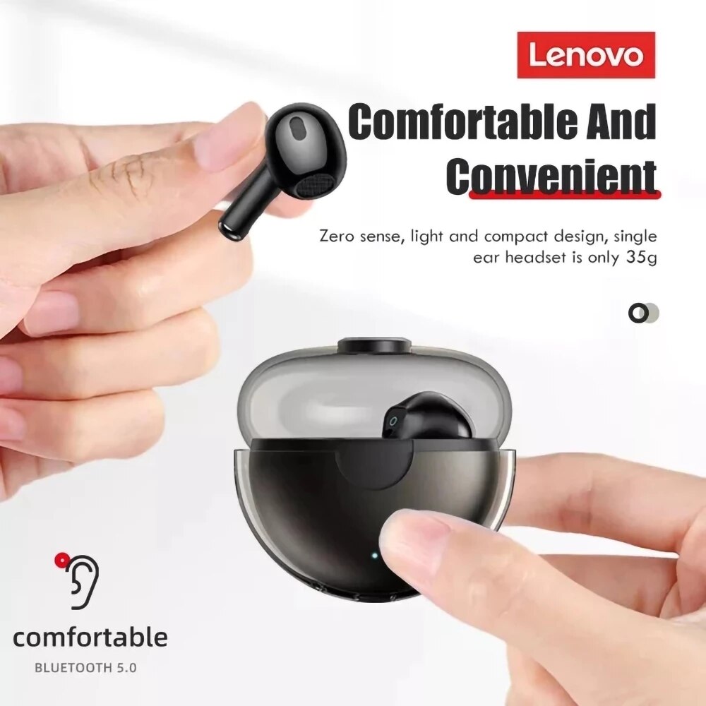 Original Lenovo LP80 Headphone TWS Bluetooth Wireless Earphones Sports Movement Fitness Headset Low Latency Gaming Music Earbuds