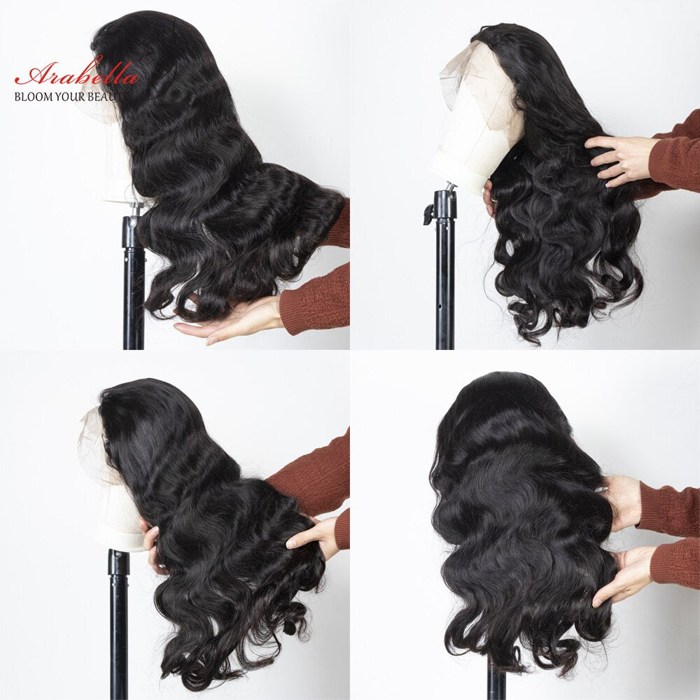 Lace Front Human Hair Wigs 13x4 Frontal Wig Brazilian Body Wave Lace Wig 100% Human Hair Wigs Arabella Remy Hair Wig