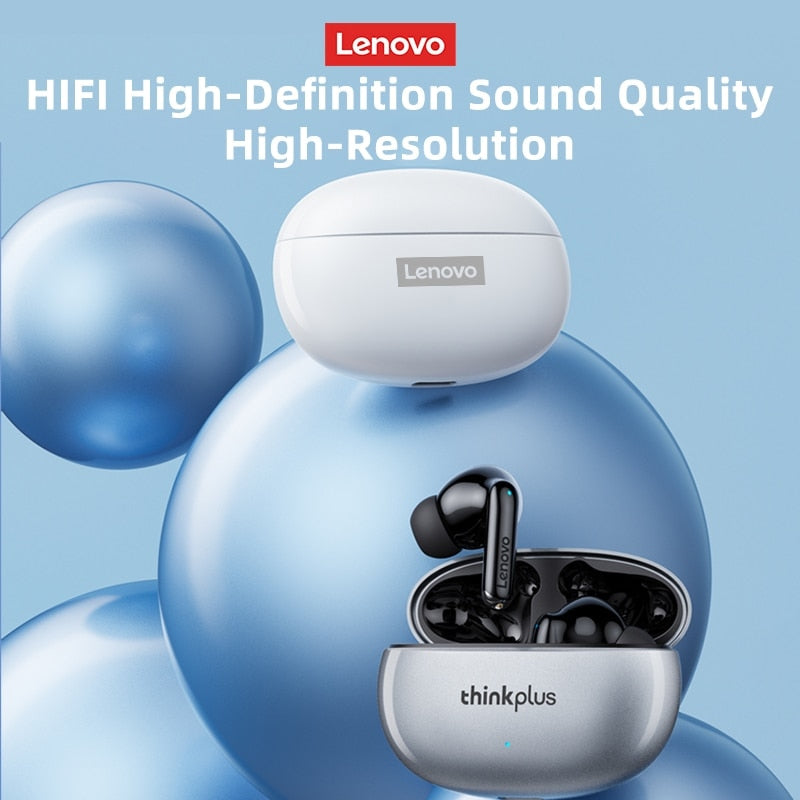 Lenovo XT88 Earphone Bluetooth 5.3 Wireless Headset Dual Stereo Noise Reduction Bass Touch Control Long Standby Headphones