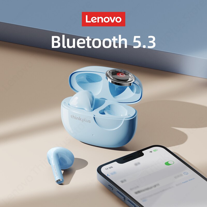 Lenovo LP17 Earphones Bluetooth 5.3 TWS Wireless Headphones Long Standby Touch Control Earbuds Bass Gaming Low Latency Headset