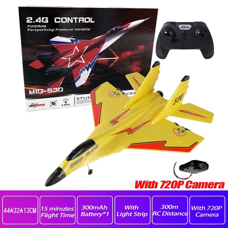 RC Foam Aircraft SU-35 Plane 2.4G Radio Control Glider Remote Control Fighter Plane Glider Airplane Foam Boys Toys for Children