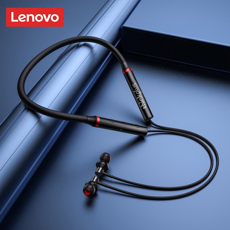 Lenovo HE05X Ⅱ Bluetooth 5.0 Neckband Earphones Wireless Earbuds Magnetic Neckband Earphone Waterproof Sport Headset with Mic