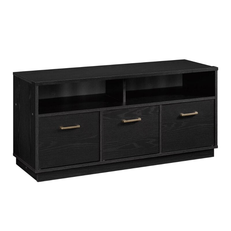 Mainstays 3-Door TV Stand Console for TVs up to 50&quot;, Blackwood living room cabinets  storage cabinet