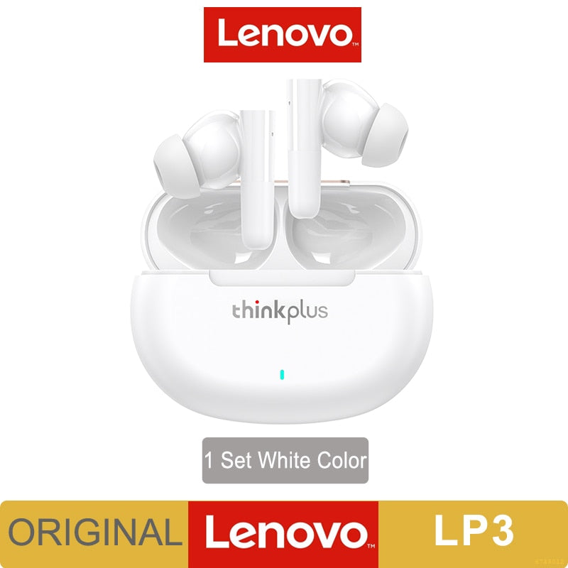 Lenovo LP3 ANC Wireless Earphone Active Noise Cancelling TWS Earbuds ENC Dual HD Call Bluetooth 5.2 HiFi Stereo Headphone 300mAh