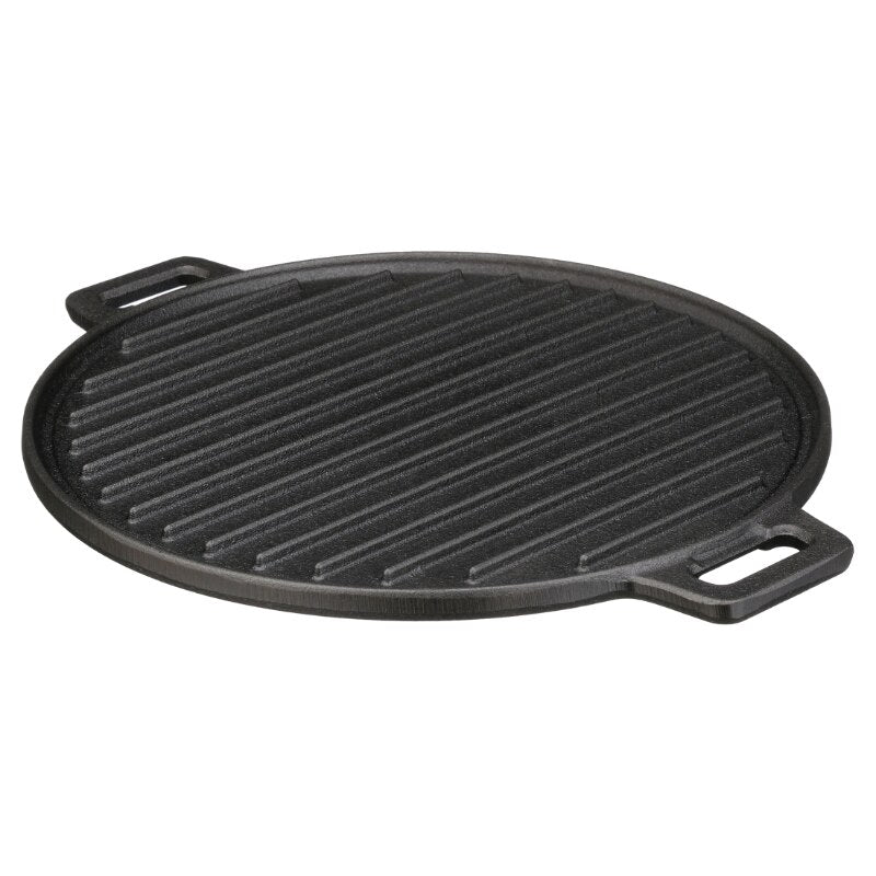 Ozark Trail 4-piece Cast Iron Skillet Set with Handles and Griddle, Pre-seasoned, 6&quot;, 10.5&quot;, 11&quot;