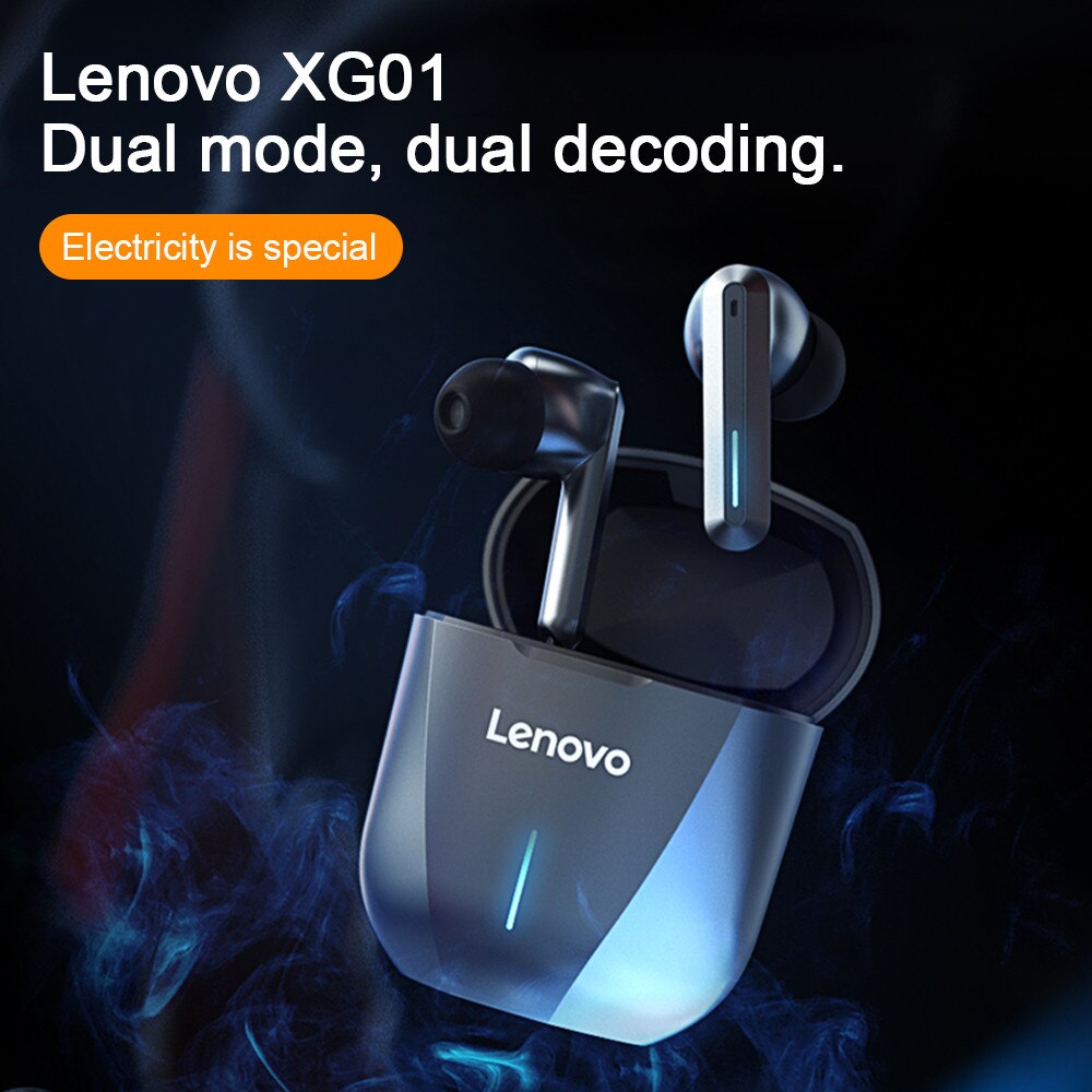 XG01 Lenovo Thinkplus Bluetooth Headset for Wireless Binaural TWS5.0 Sports Headsets