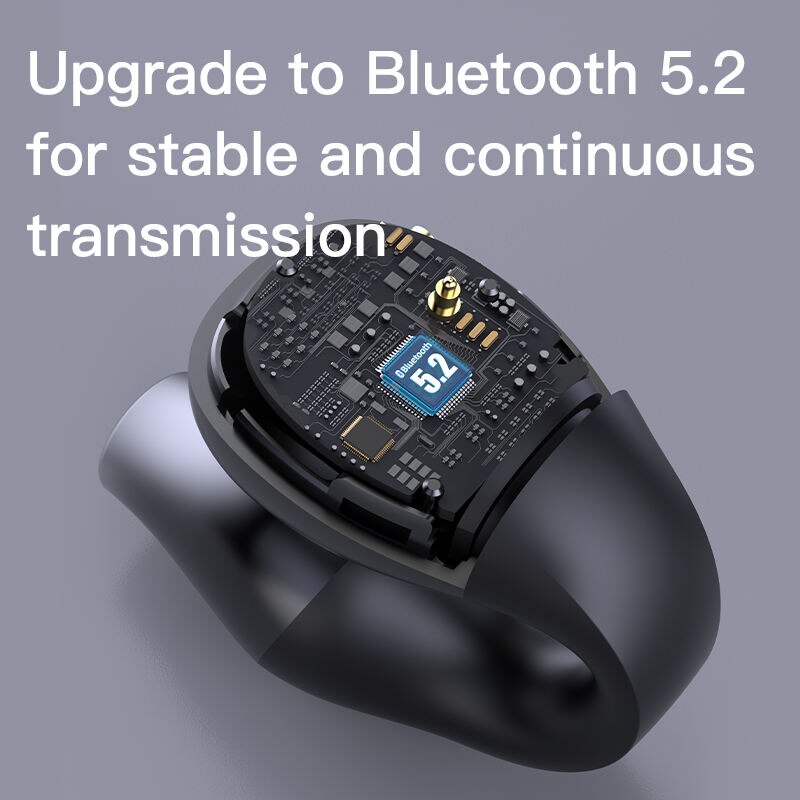 S03 Wireless Clip On Bluetooth Headset Led Three Screen Digital Display Power High-definition Sound Quality