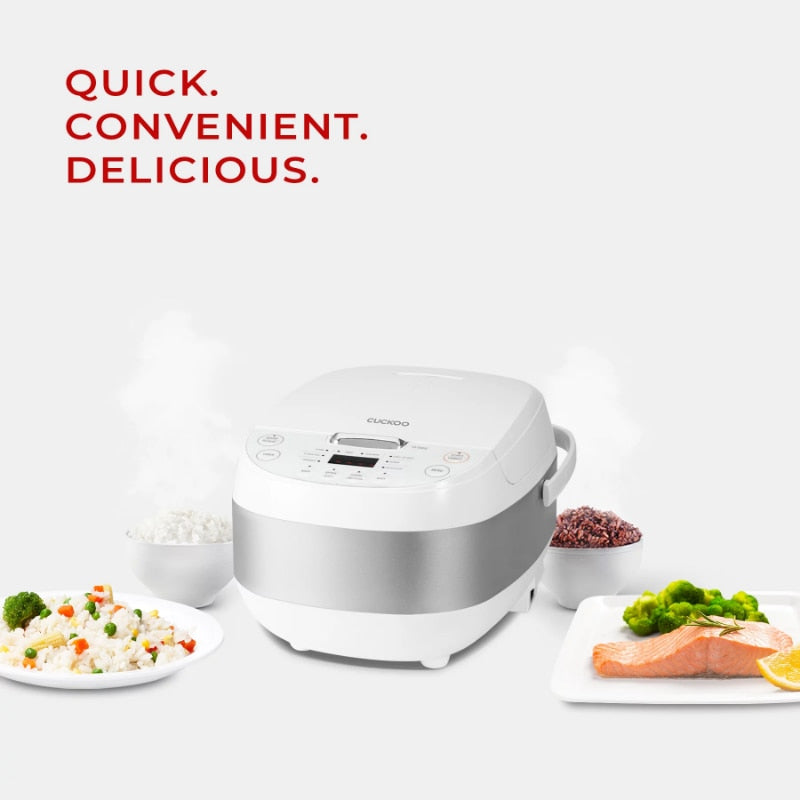 Cuckoo 12-Cup (Cooked) Rice Cooker, 10 Menu Options: Oatmeal, Brown Rice &amp; More, Touch-Screen, Nonstick