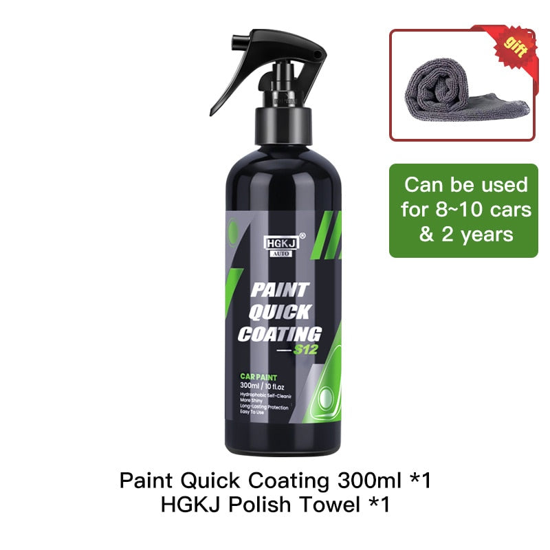 Car Nano Ceramic Coating Body Polish Renovator Shine Auto Spray Paint Care Repairing Coats Hydrophobic 300ML Car Accessories