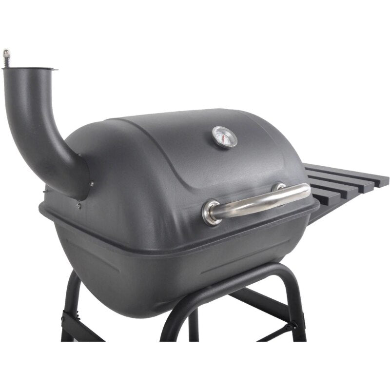 RevoAce 26&quot; Mini Barrel Charcoal Grill with Side Shelf, Black, CBC1760W charcoal grill  barbecue  bbq grill outdoor