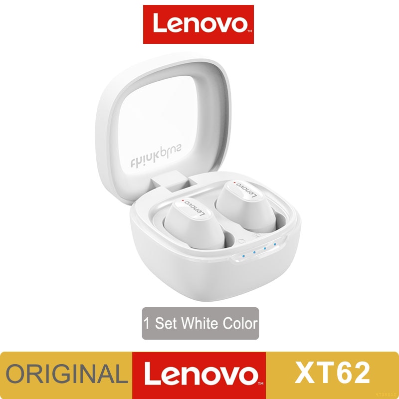 Original Lenovo XT62 Bluetooth5.3 Earphone Bluetooth Wireless Earbud Low Latency Headphones HD Call With Dual Mic In Ear Headset