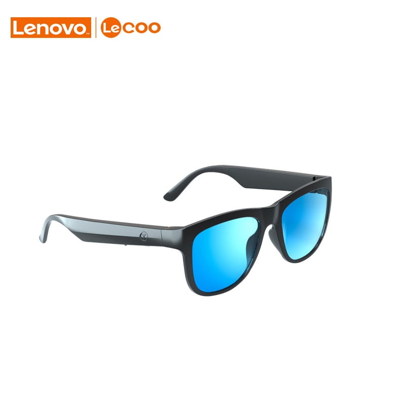 Lenovo Lecoo C8 Smart Glasses Headset Wireless Bluetooth Sunglasses Outdoor Sport earphone Calling Music Anti-Blue Eyeglasses