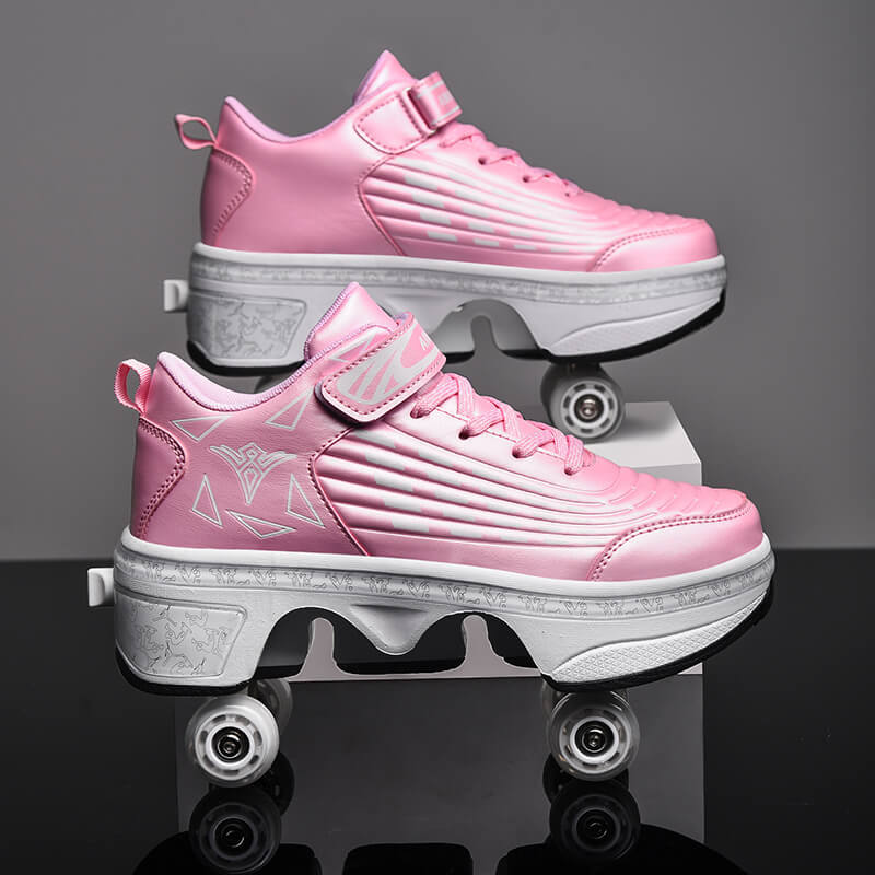 Wheel Skates Roller Skate Shoes With 4 Wheels Kid Casual