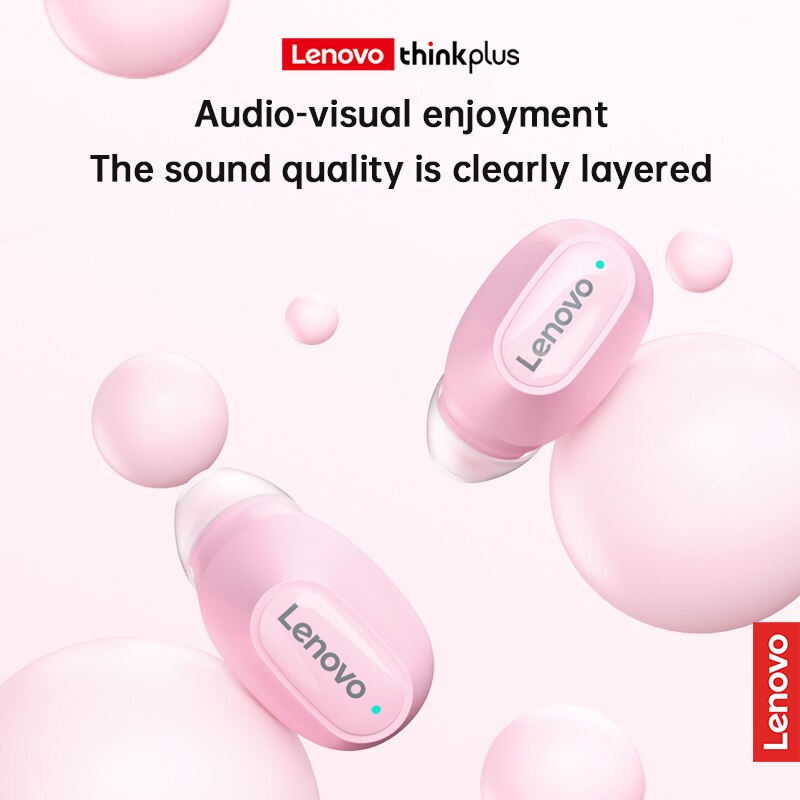 Original Lenovo XT62 Bluetooth5.3 Earphone Bluetooth Wireless Earbud Low Latency Headphones HD Call With Dual Mic In Ear Headset