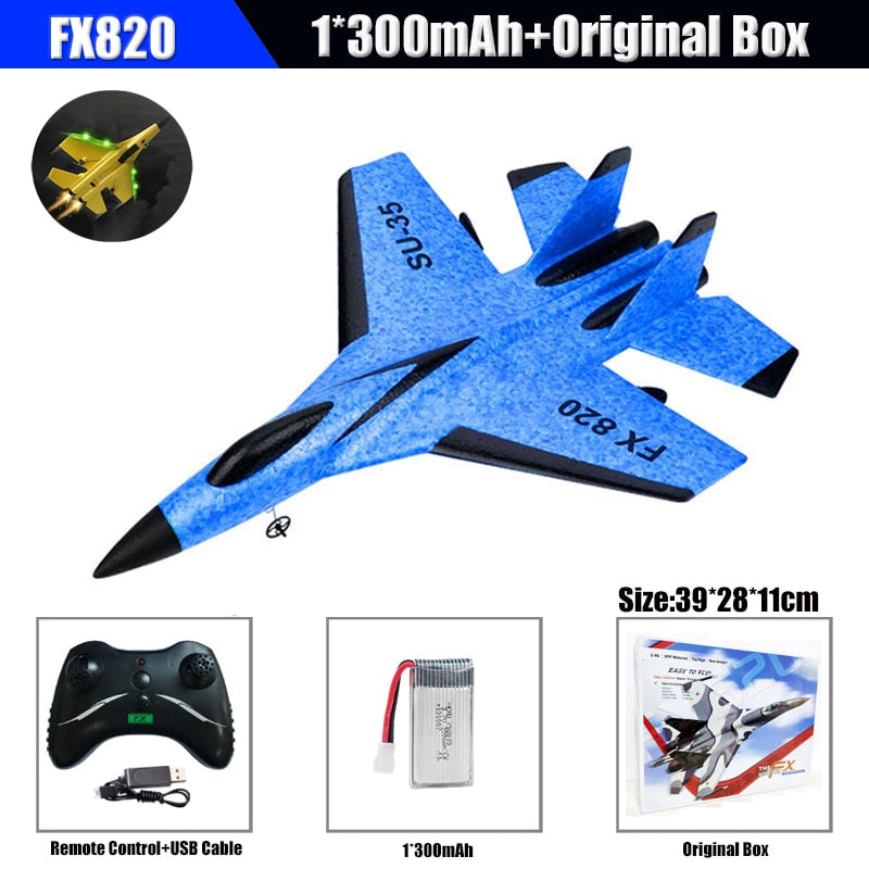 RC Foam Aircraft SU-35 Plane 2.4G Radio Control Glider Remote Control Fighter Plane Glider Airplane Foam Boys Toys for Children