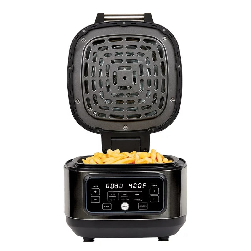 PowerXL Grill Air Fryer Home, Black, 5.5 Quart