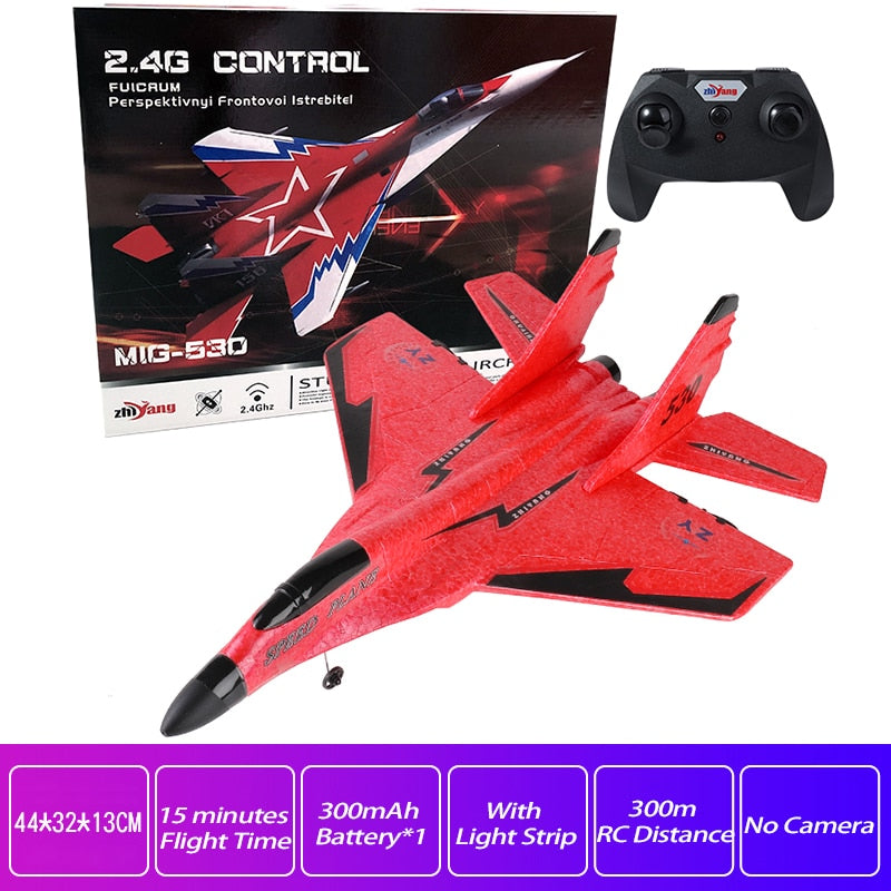 RC Foam Aircraft SU-35 Plane 2.4G Radio Control Glider Remote Control Fighter Plane Glider Airplane Foam Boys Toys for Children