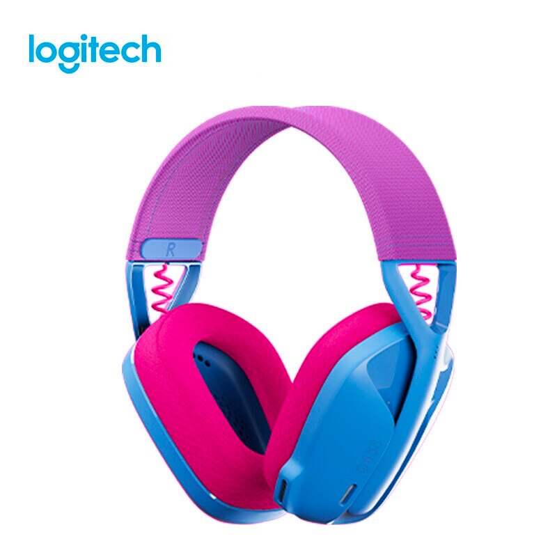 Logitech G435 LIGHTSPEED Bluetooth Wireless Gaming Headset Surround Sound Headset Over-Ear For PC Laptop Games And Music