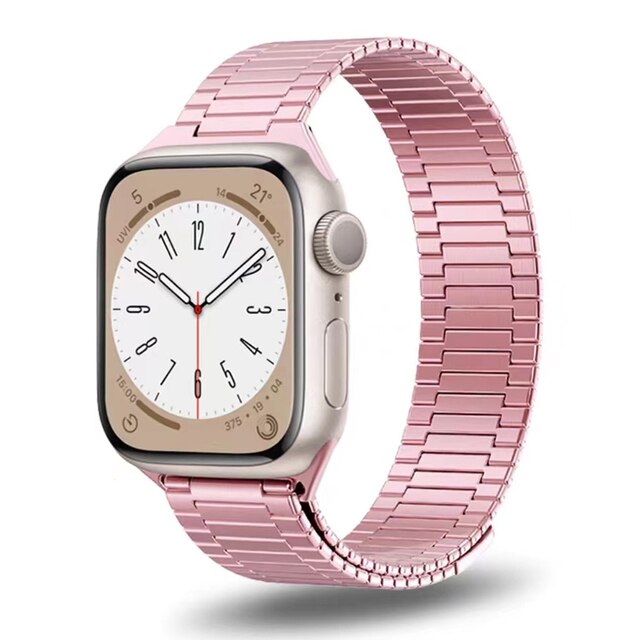 Luxury Magnetic Metal Strap for Apple Watch 8 Band Ultra 49mm 42 44 45mm Titanium Color Bracelet for iWatch 7 se 6 3 4 5 40 41mm