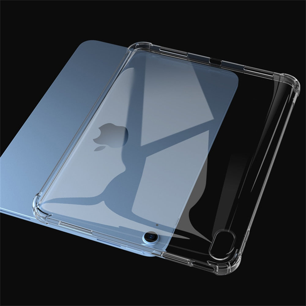 Shockproof Silicone Shell For Apple iPad 10 2022 10.9-inch 10th Generation Flexible Tablet Case Clear Back Cover