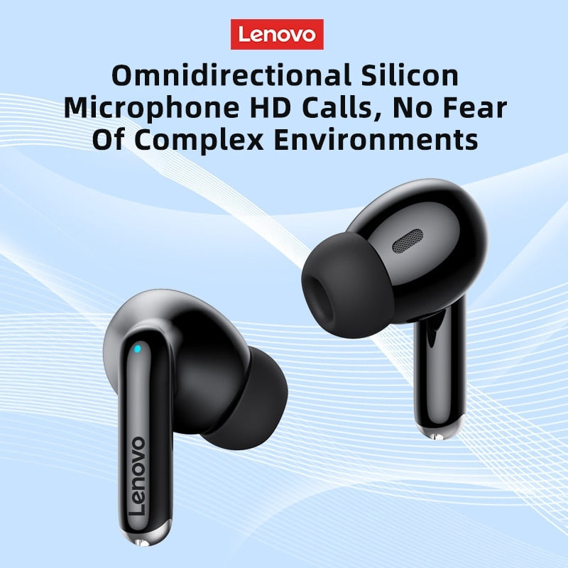 Lenovo XT88 Earphone Bluetooth 5.3 Wireless Headset Dual Stereo Noise Reduction Bass Touch Control Long Standby Headphones