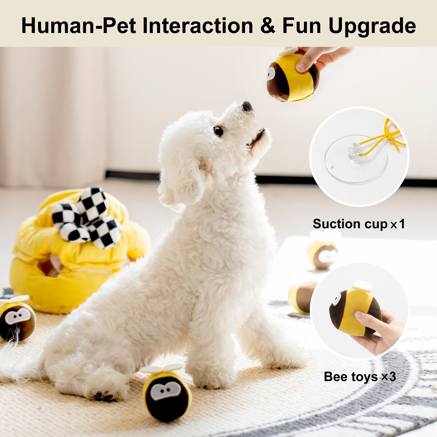 Mewoofun Scented Toy Interactive Puzzle Toy for Dogs Engage Your Pet's Sense of Smell Challenge and Reward Perfect for Cats Too