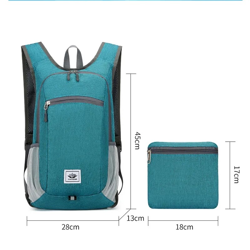 20L Lightweight Packable Backpack Foldable Ultralight Outdoor Folding Backpack Travel Daypack Bag Sports Daypack for Men Women