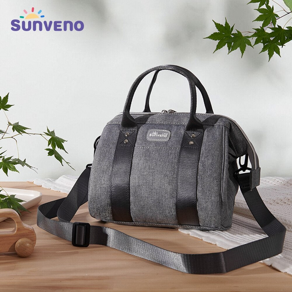 Sunveno Multi-Function Diaper Bag for Short Trips Stylish Durable Baby Bag for Parents Mommy Shoulder Bag Crossbody Carry