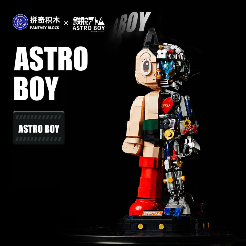 Movie &amp; Game MOC Anime Classic Characters Astrro Boy Cyborg Model Building Block Brick Compatible with Lego Toys Kids Gift Set