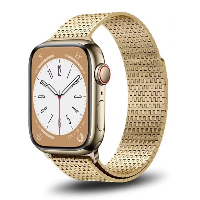 Luxury Magnetic Metal Strap for Apple Watch 8 Band Ultra 49mm 42 44 45mm Titanium Color Bracelet for iWatch 7 se 6 3 4 5 40 41mm