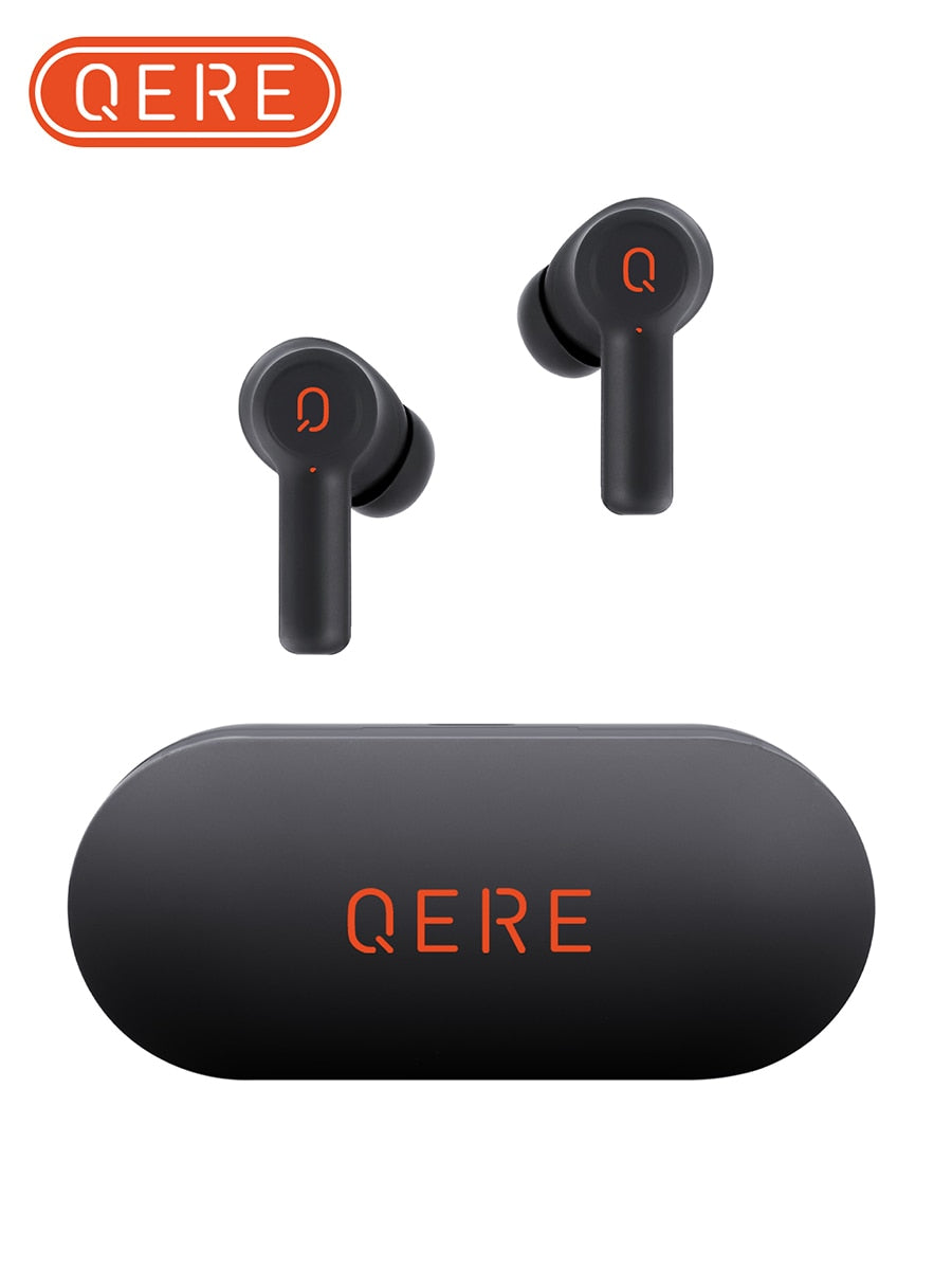 100% Original QERE E20 Wireless Bluetooth Earbuds HiFi Music Earphone With Mic Headphones Sports Waterproof Headset 2021New TWS