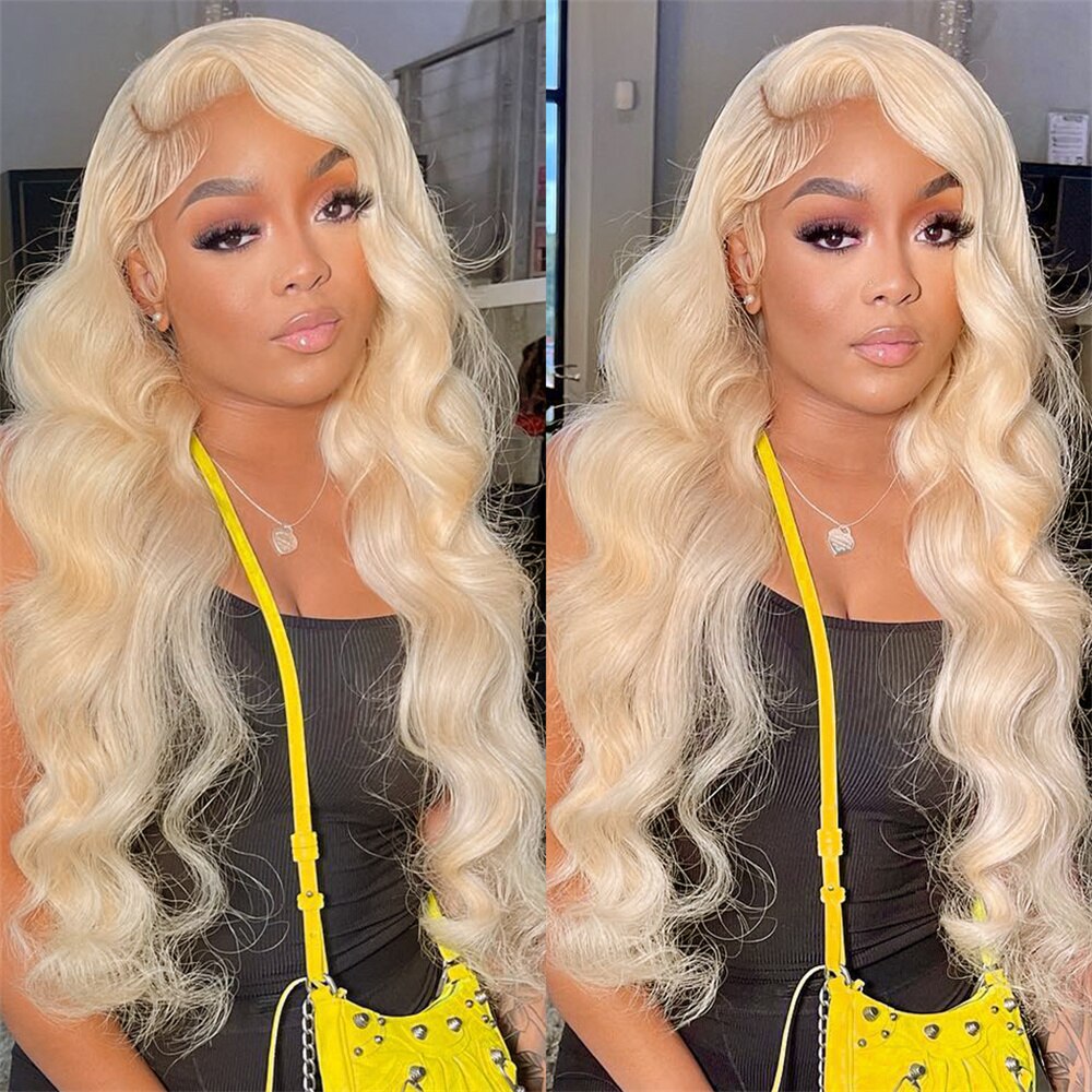 Body Wave Colored Honey Blonde 13x6 13x4 Lace Front Human Hair Wig For Women Brazilian Deep Wave 613 Hd Lace Frontal Wig