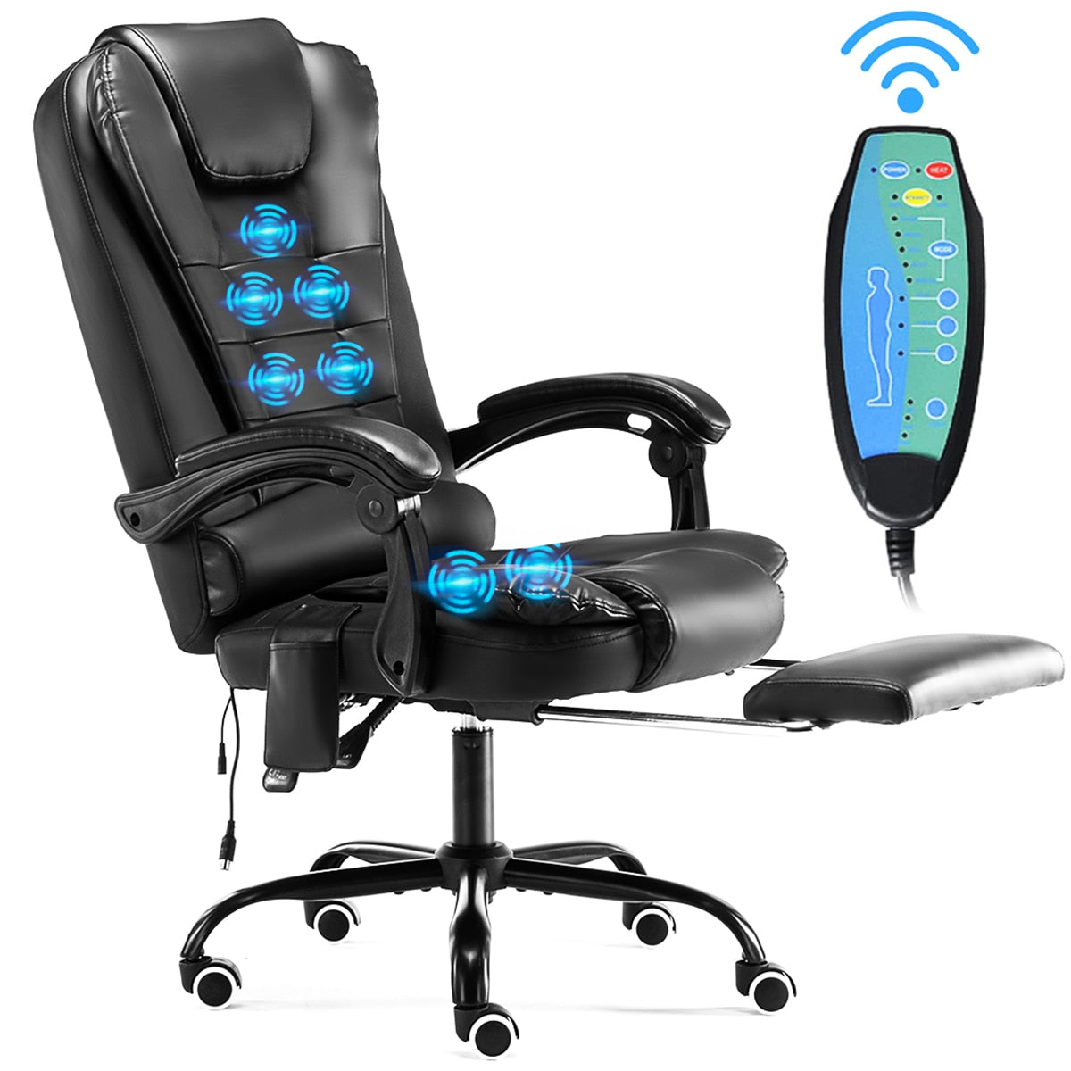 High Quality Gaming Chair RGB Light Office Chair Gamer Computer Chair Ergonomic Swivel Chair 2 Point Massage Gamer Chairs