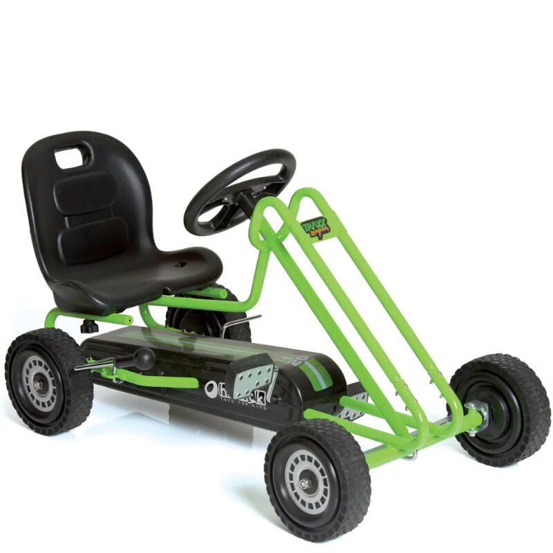 Hauck Ride-On Pedal Go-Kart Activity Green or Pink