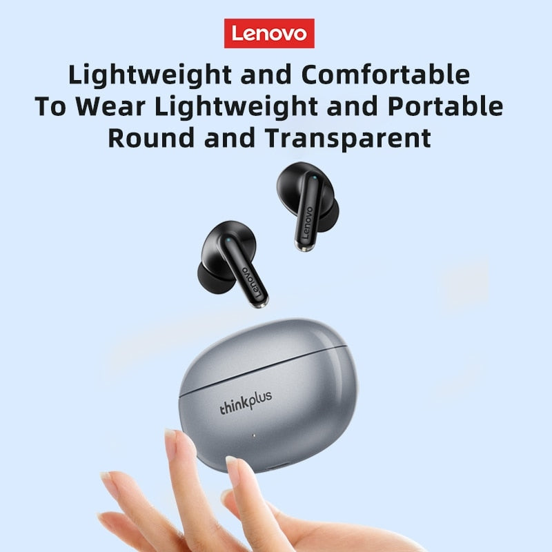 Lenovo XT88 Earphone Bluetooth 5.3 Wireless Headset Dual Stereo Noise Reduction Bass Touch Control Long Standby Headphones