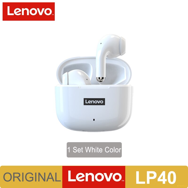 Original Lenovo LP40 Pro In-ear Version TWS Earphone Wireless Bluetooth Headphone Touch Control Gaming Headset Noise Reduction