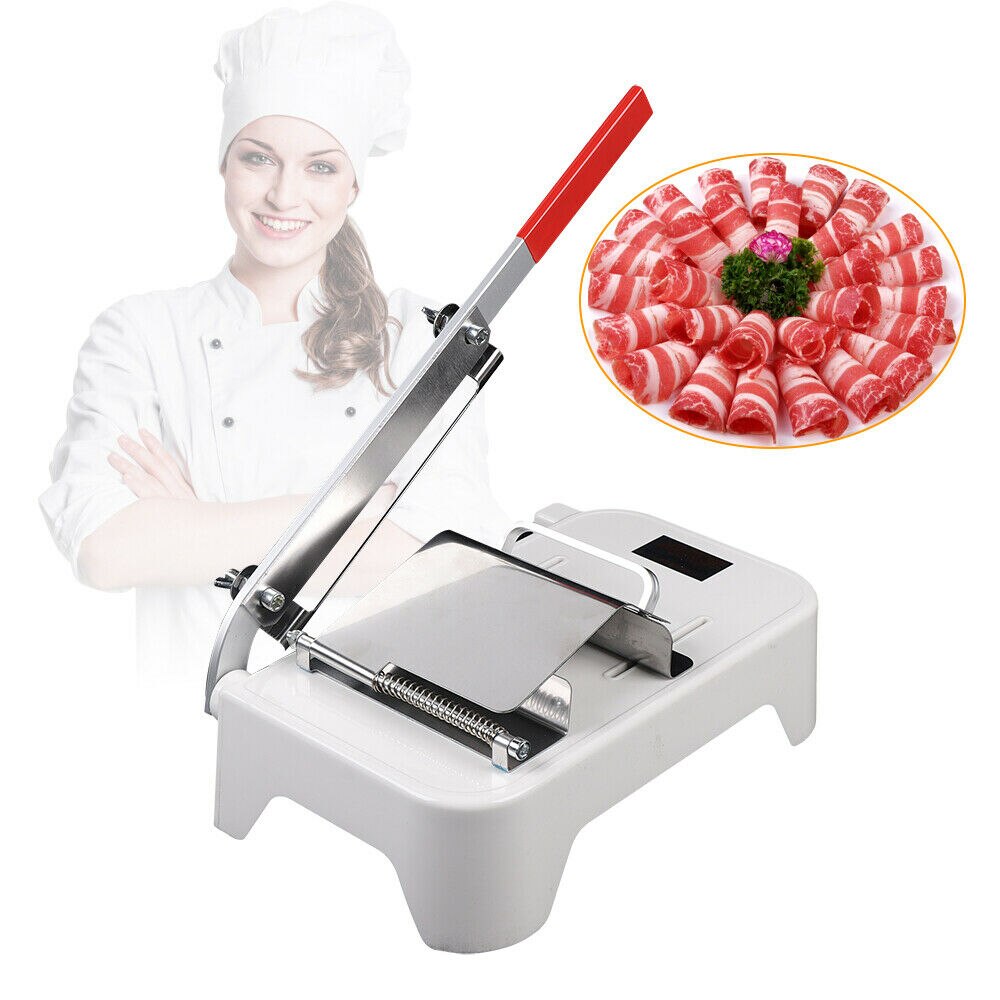 Multifunctional Commercial Manual Frozen Meat Slicer Mutton Ham Beef Cutter Cutting Machine Home Application