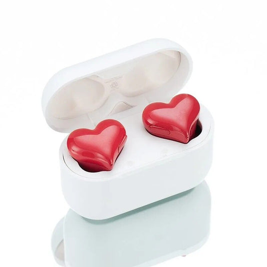 AX30 New Heart Shaped Wireless Design Girls In Ear Wireless Bluetooth Earphones Cute And Fashionable Appearance