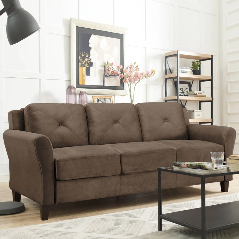 Lifestyle Solutions Taryn Curved Arms Sofa