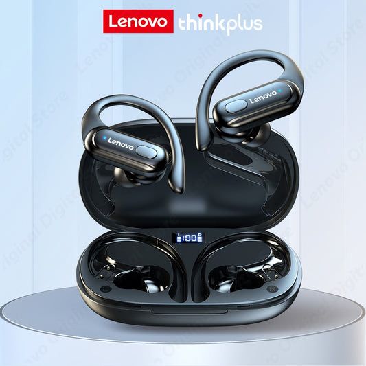 Lenovo XT60 Bluetooth 5.3 Earphones True Wireless Headphones Button Control Noise Reduction Earhooks Waterproof with Mic Headset