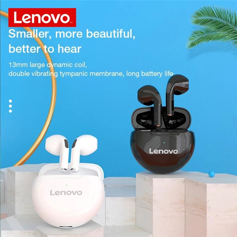 Original Lenovo LivePods HT38 Headphones TWS Wireless Bluetooth  Earphone Sports 9D Stereo Bass Headsets For Android IOS Earbuds