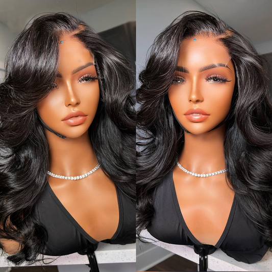 Lace Front Human Hair Wig Body Wave Lace Front Wig 13x6 Transparent Lace Frontal Wig Brazilian 4x4 Closure Wigs For Women