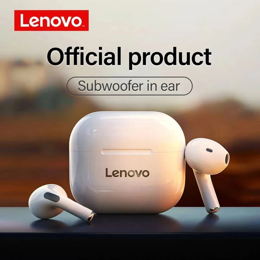 Lenovo Original LP40 Wireless Earphone TWS Bluetooth Earphones Sport Headset Touch Control Dual Stereo Noise Reduction Bass