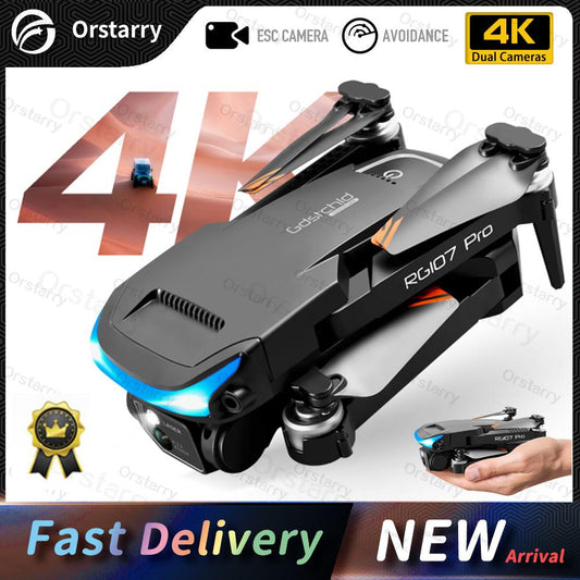 NEW RG107 Pro Drone 4K Three-sided Obstacle avoidance Professional Dual HD Camera FPV Aerial Photography Foldable Quadcopter