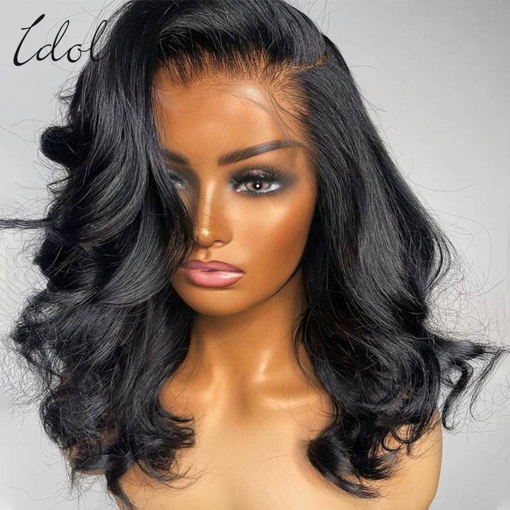 BOB Wig Lace Front Human Hair Wig Body Wave Short Wigs Human Hair For Women 13x4 Loose Water Bob Wig Glueless Wig Human Hair