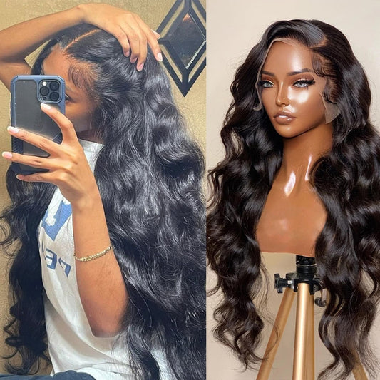 Body Wave 13x4 13x6 Hd Transparen Lace Front Wig 40 Inch Lace Frontal Wig Human Hair Wigs For Women Brazilian Hair Pre Plucked